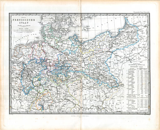 Stielers Hand-Atlas. Ergänzungen (1862-1866)
Der Preussische Staat (Übersicht)