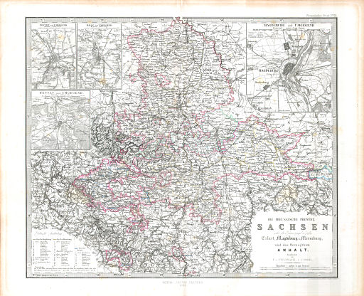 Stielers Hand-Atlas. Ergänzungen (1862-1866)
III. Provinz Sachsen