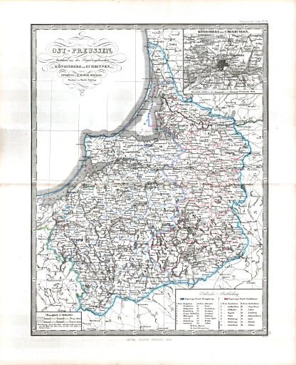 Stielers Hand-Atlas. Ergänzungen (1862-1866)
VIII. Provinz Ost-Preussen