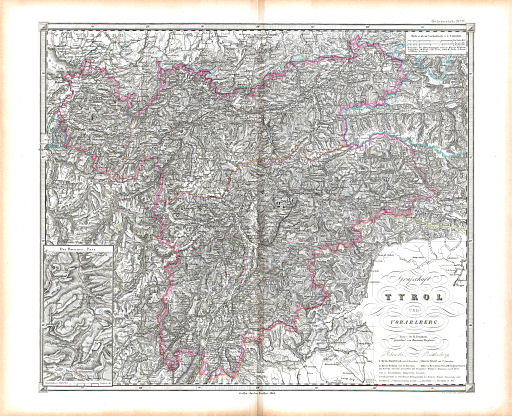 Stielers Hand-Atlas. Ergänzungen (1862-1866)
V. Tyrol und Vorarlberg