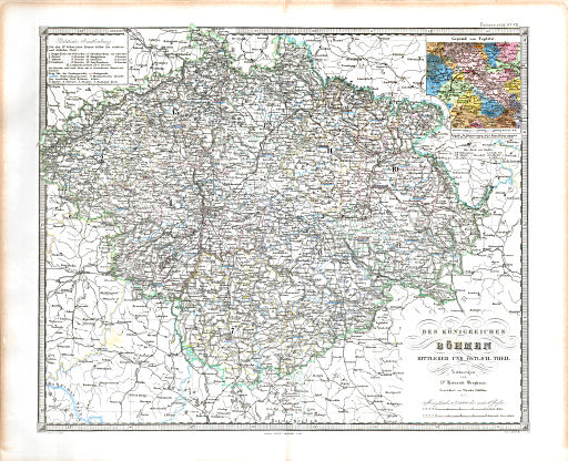 Stielers Hand-Atlas. Ergänzungen (1862-1866)
VII. Böhmen, östlicher Theil