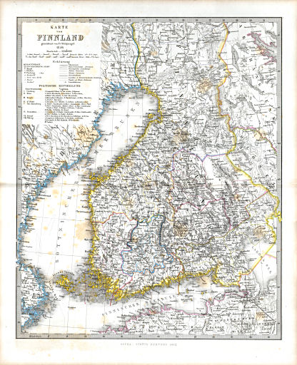 Stielers Hand-Atlas. Ergänzungen (1862-1866)
II. Finnland