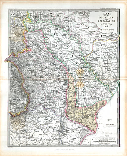 Stielers Hand-Atlas. Ergänzungen (1862-1866)
VII. Moldau und Bessarabien