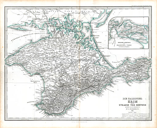 Stielers Hand-Atlas. Ergänzungen (1862-1866)
IX. Halbinsel Krim