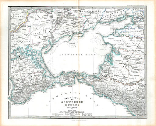Stielers Hand-Atlas. Ergänzungen (1862-1866)
X. Die Küsten des Azow'schen Meeres