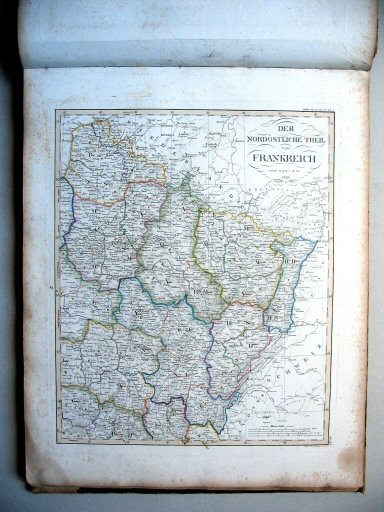 Stielers Hand-Atlas, 1831
14b. Der nordöstliche Theil von Frankreich (1823)
Noordoost-Frankrijk / Northeastern France