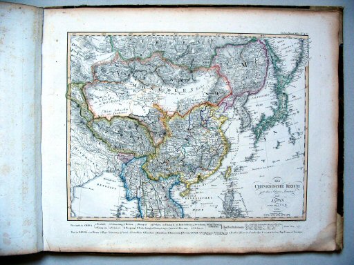 Stielers Hand-Atlas, 1831
43c. Das Chinesische Reich und Japan (1826)
China en Japan / China and Japan