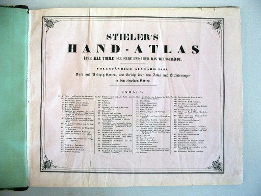 Stielers Hand-Atlas (1847)
Titelpagina volledige uitgave
Title page comprehensive edition