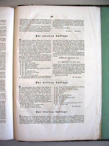 Stielers Hand-Atlas, 1847
Bericht zu Stieler's Hand-Atlas, p. 3