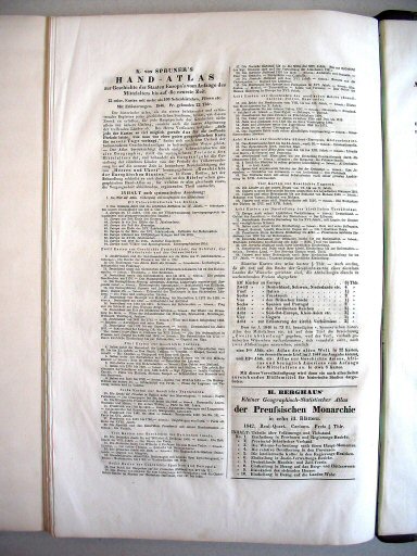 Stielers Hand-Atlas, 1847
Bericht über geographische Werke, p. 4