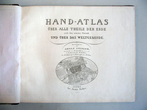 Stielers Hand-Atlas, 1847
Titelblad (Nº&nbsp;1)