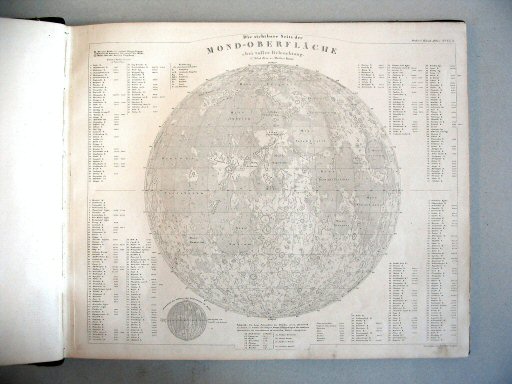 Stielers Hand-Atlas, 1847
2.3. Die sichtbare Seite der Mondoberfläche (1841)
Voorkant van de maan / Near side of the Moon