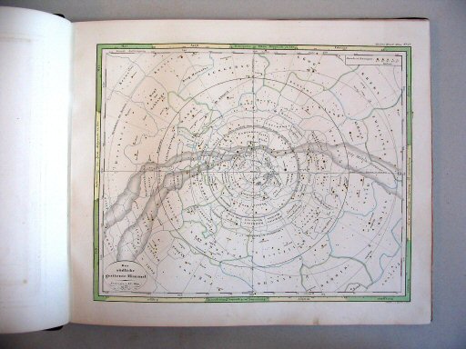 Stielers Hand-Atlas, 1847
5b. Der südliche gestirnte Himmel (1841)
Sterrenhemel zuidelijk halfrond
Constellations of the southern hemisphere