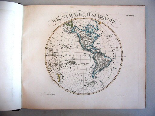 Stielers Hand-Atlas (1847)
6. Westliche Halbkugel
Westelijk halfrond / Western Hemisphere
