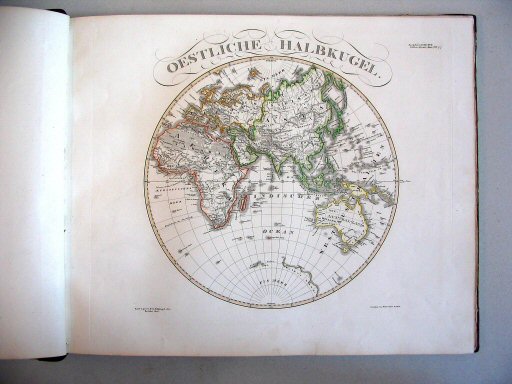 Stielers Hand-Atlas (1847)
7. Oestliche Halbkugel
Oostelijk halfrond / Eastern Hemisphere