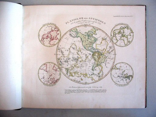 Stielers Hand-Atlas, 1847
8. Planiglob der Antipoden (1845)
Antipodenkaart / Map of the Antipodes