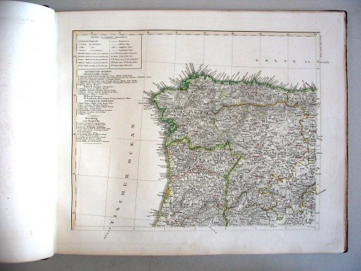 Stielers Hand-Atlas, 1847
13b. Spanien und Portugal, nordwestliches Blatt (1845)
Spanje en Portugal, noordwest
Spain and Portugal, northwest