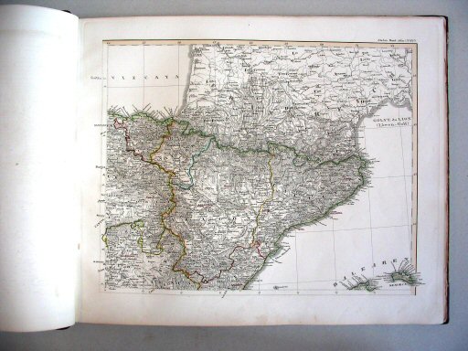Stielers Hand-Atlas, 1847
13c. Spanien und Portugal, nordöstliches Blatt (1845)
Spanje en Portugal, noordoost
Spain and Portugal, northeast