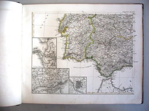 Stielers Hand-Atlas, 1847
13d. Spanien und Portugal, südwestliches Blatt (1845)
Spanje en Portugal, zuidwest
Spain and Portugal, southwest