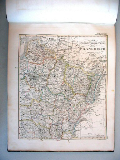Stielers Hand-Atlas, 1847
14b. Der nordöstliche Theil von Frankreich (1844)
Noordoost-Frankrijk / Northeastern France