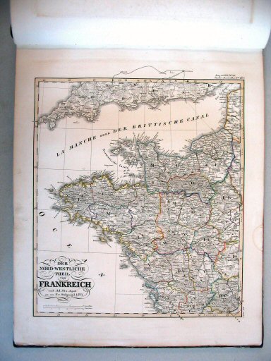 Stielers Hand-Atlas, 1847
14c. Der nord-westliche Theil von Frankreich (1845)
Noordwest-Frankrijk / Northwestern France