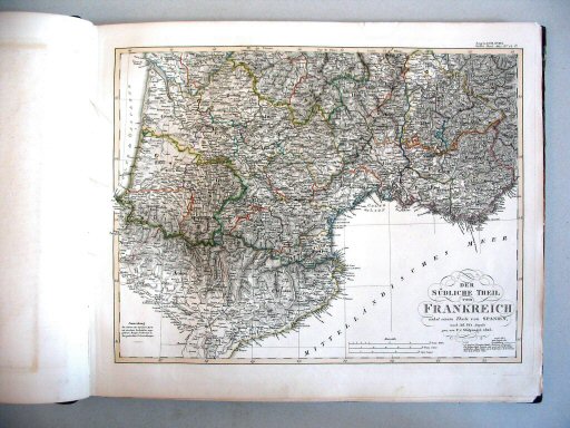 Stielers Hand-Atlas, 1847
14d. Der südliche Theil von Frankreich (1844)
Zuid-Frankrijk / Southern France