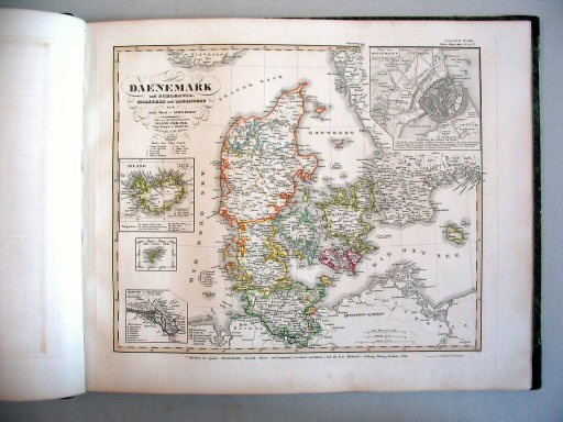 Stielers Hand-Atlas (1847)
16b. Dänemark mit Schleswig, Holstein und Lauenburg
Denemarken, Sleeswijk, Holstein, Lauenburg
Denmark, Schleswig, Holstein, Lauenburg