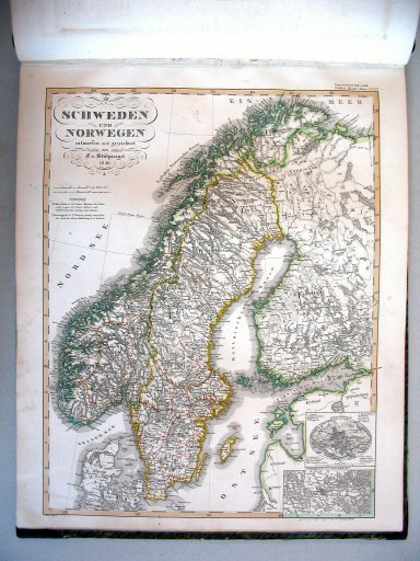 Stielers Hand-Atlas (1847)
17. Schweden und Norwegen
Zweden en Noorwegen / Sweden and Norway