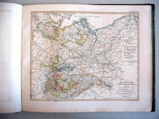 Stielers Hand-Atlas (1847)
22a. Nord-östliches Deutschland
Noordoost-Duitsland / Northeastern Germany