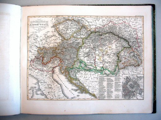 Stielers Hand-Atlas, 1847
26. Der Oesterreichische Kaiser-Staat (1844)
Het Keizerrijk Oostenrijk / The Austrian Empire