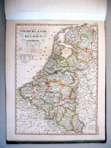 Stielers Hand-Atlas, 1847
29. Niederlande, Belgien, Luxemburg (1845)
Nederland, België, Luxemburg
Netherlands, Belgium, Luxemburg