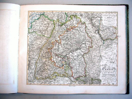 Stielers Hand-Atlas (1847)
30.31 Der Rhein vom Bodensee bis Köln
De Rijn van het Bodenmeer tot Keulen
The Rhine from Lake Constance to Cologne