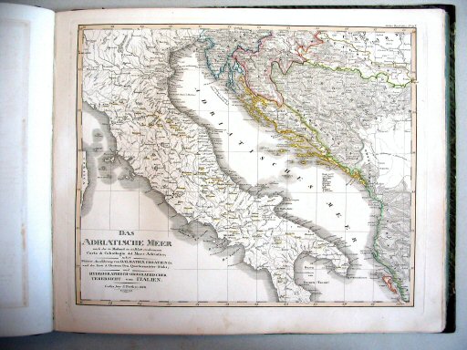 Stielers Hand-Atlas, 1847
33b. Das Adriatische Meer (1846)
Adriatische Zee / Adriatic Sea