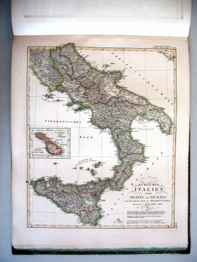 Stielers Hand-Atlas, 1847
34b. Südliches Italien (1845)
Zuid-Italië / Southern Italy