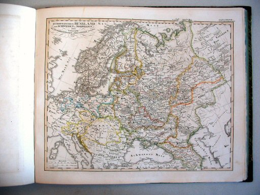 Stielers Hand-Atlas (1847)
37a. Europaeisches Russland, auch Schweden u. Norwegen. Dabei Uebersicht Des Oesterreichischen u. Preussischen Staats
Europees Rusland, Zweden en Noorwegen. Tevens overzicht van Oostenrijk en Pruisen
Russia in Europe, Sweden and Norway. Also a general map of Austria and Prussia