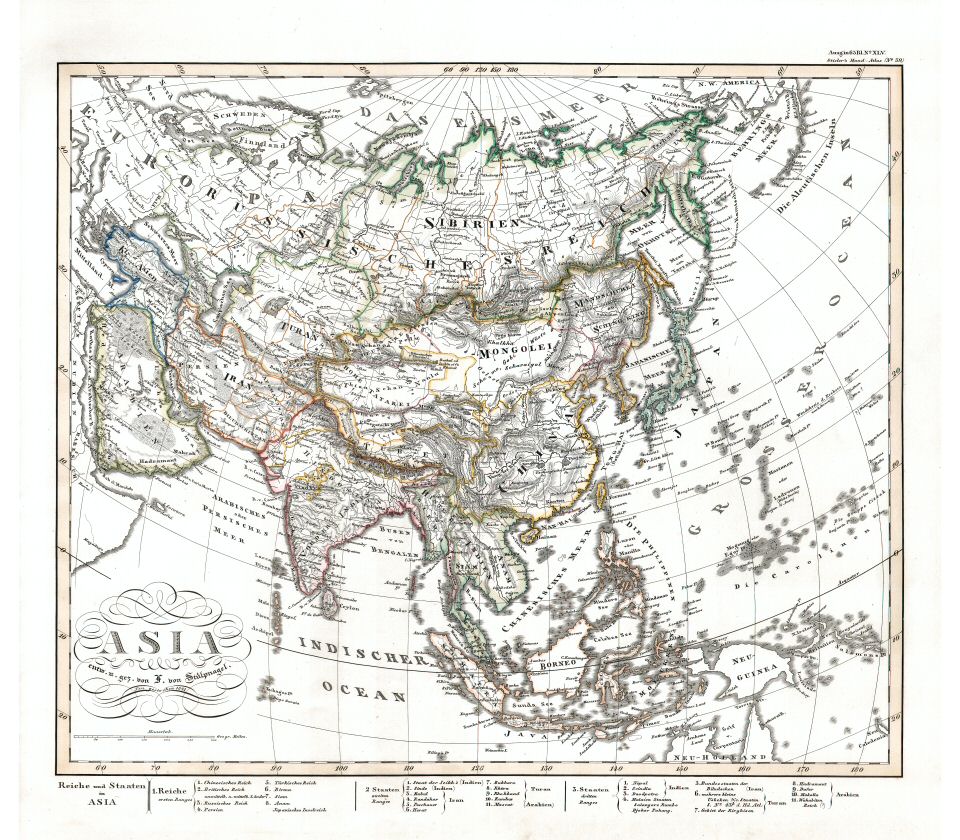 Stielers Hand-Atlas, 1847
39. Asia (1841)
Azië / Asia (scan)