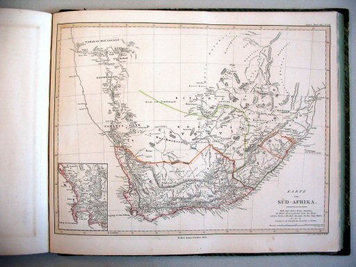 Stielers Hand-Atlas, 1847
45d. Karte von Süd-Afrika (1841)
Zuid-Afrika / South Africa