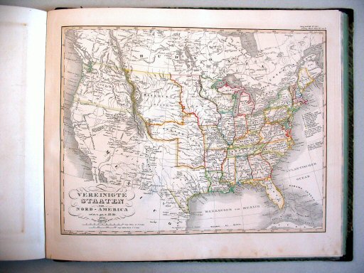Stielers Hand-Atlas, 1847
46b. Vereinigte Staaten von Nord-America (1847)
Verenigde Staten van Noord-Amerika
United States of North America