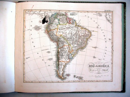Stielers Hand-Atlas, 1847
49a. Süd-America (1847)
Zuid-Amerika / South America