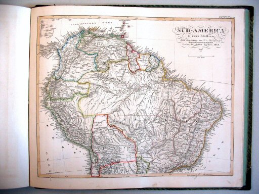 Stielers Hand-Atlas, 1847
49b. Süd-America, Nördlicher Theil (1846)
Zuid-Amerika, noordelijk deel
South America, northern half