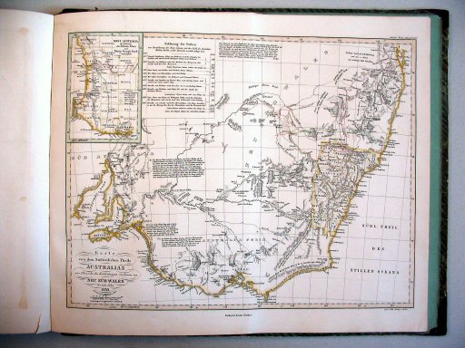 Stielers Hand-Atlas, 1847
50c. Karte von dem südöstlichen Theile Australia's (1846)
Het zuidoosten van Australië
Southeastern part of Australia