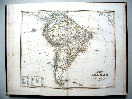 Stielers Hand-Atlas, 1850
49a. Süd-America
Zuid-Amerika / South America