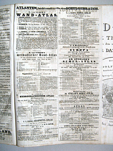 Stielers Hand-Atlas, 1853
Geographische Werke aus dem Verlag, p. 4