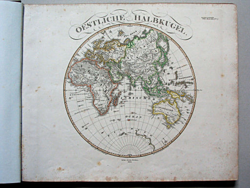 Stielers Hand-Atlas, 1853
7. Oestliche Halbkugel (1852)
