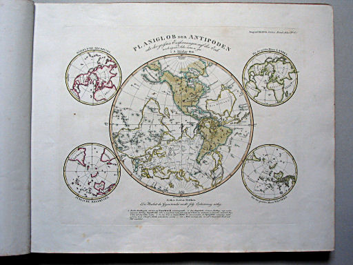 Stielers Hand-Atlas, 1853
8. Planiglob der Antipoden (1852)