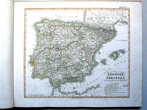 Stielers Hand-Atlas, 1853
13a. Spanien und Portugal (1852)