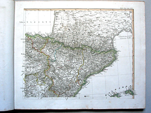 Stielers Hand-Atlas, 1853
13c. Spanien und Portugal, nordöstliches Blatt (1852)