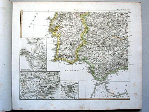 Stielers Hand-Atlas, 1853
13d. Spanien und Portugal, südwestliches Blatt (1852)