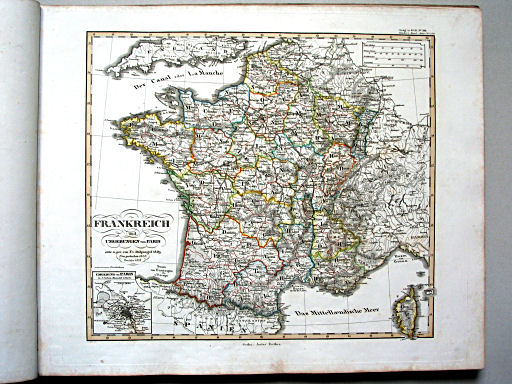 Stielers Hand-Atlas, 1853
14a. Frankreich (1852)