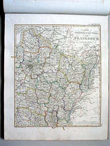 Stielers Hand-Atlas, 1853
14b. Der nord-westliche Theil von Frankreich (1851)
